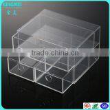 HIGH Quality and Custom Clear Acrylic Jewelry Box With Drawer thumbnail-4
