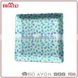 Leaves Full Printing Custom High Quality Square Plastic Bar Serving Trays thumbnail-1