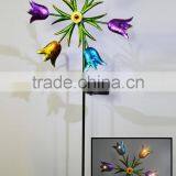 Free Sample 2017 New Design Solar Garden Stake for Garden Decoration Metal Wind Spinner thumbnail-1