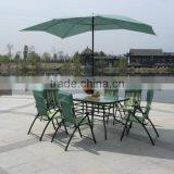 Sale New Model Outdoor Dining Furniture Set With Umbrella