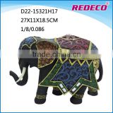 Resin indian elephant decoration