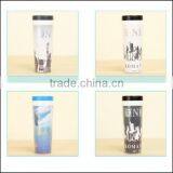 12oz 16oz BPA Free Plastic Coffee Cup With Silicon Lid,High Quality Reusable Plastic Coffee Mug Double Wall Cups Wholesale thumbnail-2