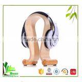 High Quality Bamboo Headphone Rack Hanger thumbnail-2