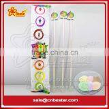 6 Colors And Flavors Sour Powder Straw thumbnail-1