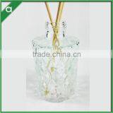 Engraved 150ml Roundl Glass Bottle for Reed Diffuser Oil