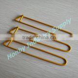 Golden Color Safetypin Deisgn Aluminum Wire Knitting Stitch Holder