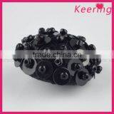 Wholesale Vogue Small Size Black Decorative Buttons Accessory Button for Clothing WBKA-298 thumbnail-2
