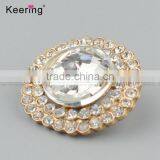 Vogue Hotsale Fashionable Round Elegant Full-rhinestone Button Pins WBK-1474 thumbnail-3