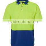 Polyester Quick Dry Fit Workwear T-shirt hi Vis S/S Sports Polo thumbnail-6