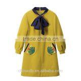 Long Sleeve Formal Clothing Women Wear Cotton Custom Winter Dresses for Women 2017 thumbnail-6