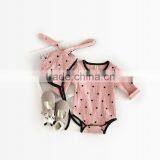 Free Hat as Gift Baby Bodysuits 100% Cotton Soft Baby Rompers thumbnail-3