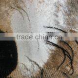 Women's V-neck no Hand Feeling Reactive Printing 100% Cotton Cardigan Sweater thumbnail-5