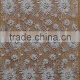 embroidered lace fabric