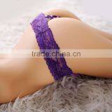 Stock Fashion Summer Style Underware Women Lace Thongs Sey G String T Back Lady Briefs Seamless Underwear Printed Lace Lady T pa thumbnail-3