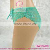 Sexy Cute Satin Bikini Panties With Lace Trim for Young Girls thumbnail-3