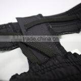 2016 NEW STYLE BLACK MMA SHORTS WITH LOGO ON THE BOTTON OF LEG OPENING thumbnail-6