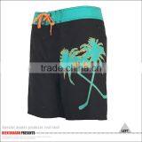 Contrast Waistband Trending Cheap Black Shorts With Custom Logo Sublimation thumbnail-3