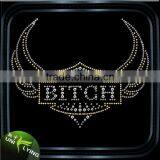 Rhinestone Transfer Iron on Angel Wings thumbnail-2