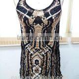 Europea Latest Fashion Slash Neck Off-shoulder Leisure Knitting Sweater thumbnail-2