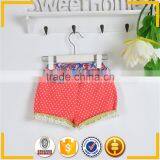 Orange New Children Clothes , Children Kids Lace Shorts , Kids Short Pants thumbnail-2