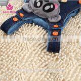 Baby Boy Cutting Bear Winter Sling Denim Trousers Korean Fashion Design Pants Fit 1-2-3T Kids thumbnail-3
