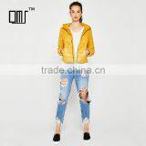 2017 OEM Short Fine Jacket With Hood Winter Bomber Warm Quilted Jacket thumbnail-1