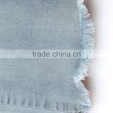 Garment Dyed Color Change Three-quarter Bellbottom Wide Leg Jeans for Girls thumbnail-6