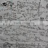 1.50m Preppy Style Formula & Equation Pattern Linen/Cotton Canvas Fabric Zakka Patchwork Fabric thumbnail-1