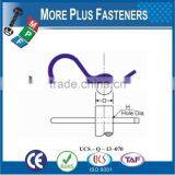 Made In Taiwan Hitch Pin Clip Quick Insert Clip Slotted Pin thumbnail-2