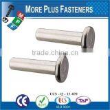 Made in Taiwan High Quality Rivet Copper Rivet Flat Head Rivet thumbnail-6