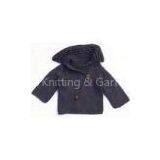 Hooded Long Sleeve Winter Warm Acrylic Yarn Knitted Designer Baby Wear Sweaters thumbnail-1