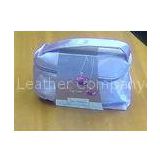 Personalized Shiny PVC Leather Makeup Bags With Full Opening Lid