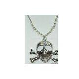 Sell Metal Skull and Crossbones Necklace thumbnail-1