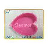 Safe Cake Mould bakeware Silicone Kitchenware Double Heart Shape With FDA LFGB