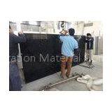 Sparkling Black Quartz Stone Tiles Mirrors Samples Solid Surface For Bathroom Floor