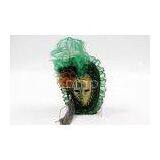 7 Inch Green Decorative Venetian Masks Wall Dcor Porcelain For Home