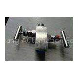 Professional High Performance 2 Valve Manifold Valve Manifolds of High Pressure , 1/8