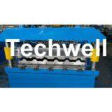 Trapezoidal Roof Panel Sheet Roll Forming Machine CE ISO TW35-200-1000
