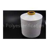 Recycled Chip Spun Polyester Yarn / Full Dull Yarn For Sewing RW 75D/72F
