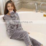 New arrival printed fleece women pajamas