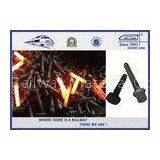 Black ISO Screws For Railway Sleepers / Zinc Dacromet Screw On Spikes thumbnail-1