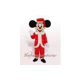 Fur Christmas Mickey Mascot Costume Christmas Party Dress