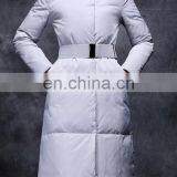 2016 High Quality Women's Popular Winter Long Overcoat With Fur Collar