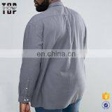 2017 Plus Size Men's Clothing Western Shirt With Grey Wash Cotton Shirt thumbnail-2