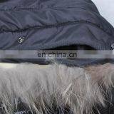 Fashion Mens Winter Fur Hood Cow Buckle Down Padded lo thumbnail-4