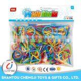 Funny Education Toys Diy Plastic Pipe Blocks Building Toys for Kids