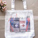 factory OEM silk printed long handle shopping bag recyclable leisure bag