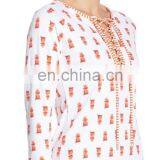 Custom Made Sublimated Long Sleeve Upf 50 Women Spandex Lycra Rash Guard thumbnail-3