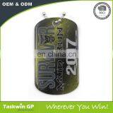 Antique Custom Personalized Stamps Pink Enamel Game Animation Printing Metal Dog Tag thumbnail-1