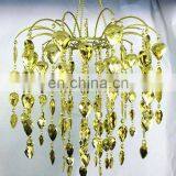 Lime Green Waterfall Beads Acrylic Chandelier